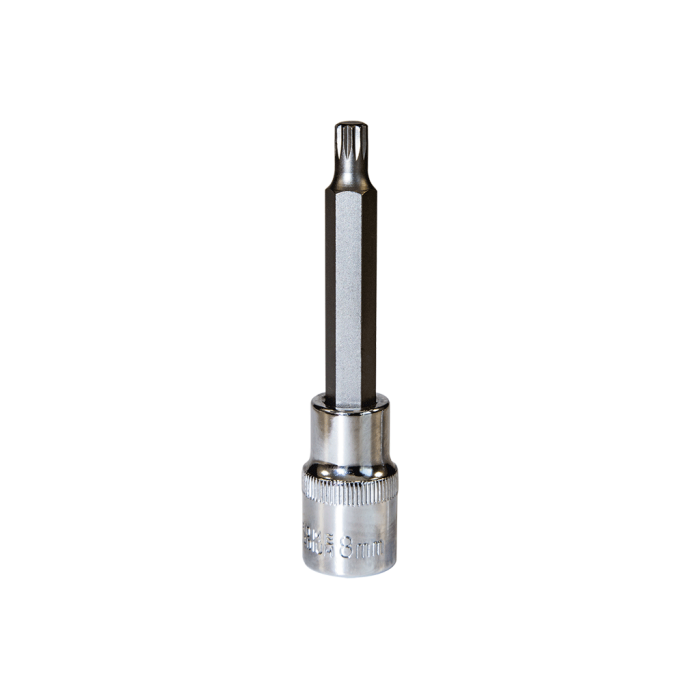 1/2inç 12 Köşe M Tipi CrV Uzun Lokmalar M12 x 100mm