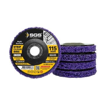 SGS495 - 115mm Mor Disk Çok Amaçlı Parlatma Diski
