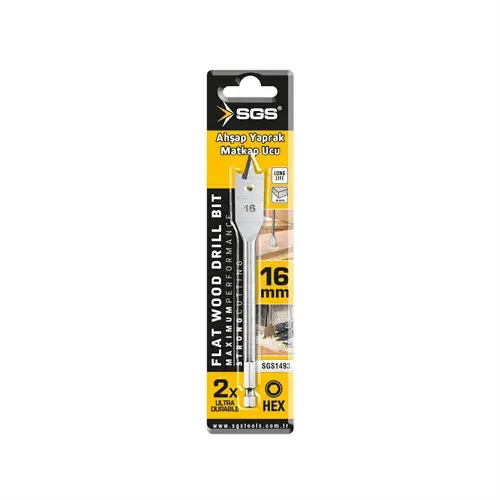 AHŞAP YAPRAK MATKAP UCU 16x152 mm