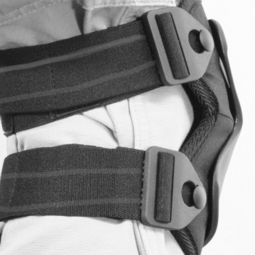 Comfort Koruyucu Dizlik Gri-Siyah 2'li Takım