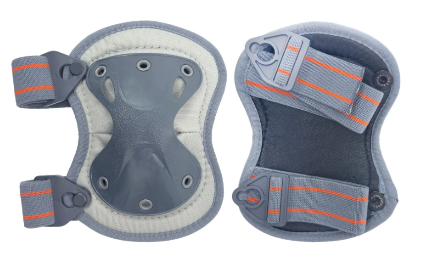 Comfort Koruyucu Dizlik Gri-Siyah 2'li Takım