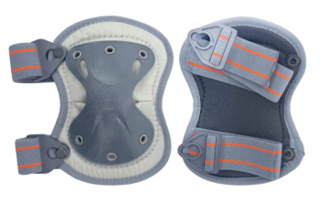 Comfort Koruyucu Dizlik Gri-Siyah 2'li Takım