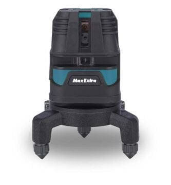 MAX EXTRA MXP05G - 20 Metre Yeşil Lazer Hizalama Distomat Şakül 4 Dikey 1 Yatay