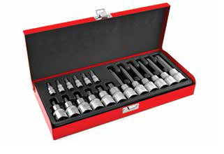 DHT 18 Parça 1/4 - 1/2 Torx Bits Lokma  (Yeni)