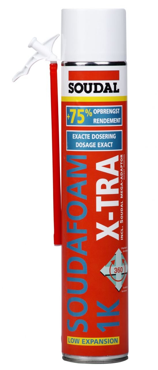 SOUDAL SOUDAFOAM X-TRA KÖPÜK SARI 750 ml (12 Adet)