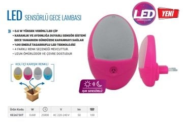 KLAUS Led Sensörlü Gece Lambası