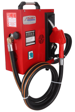 DÜZEY 220 Volt 1'' Sayaçlı Kapaklı Tip Otomatik Mazot Aktarma (Tabanca + Sayaç + Pompa + Hortum)