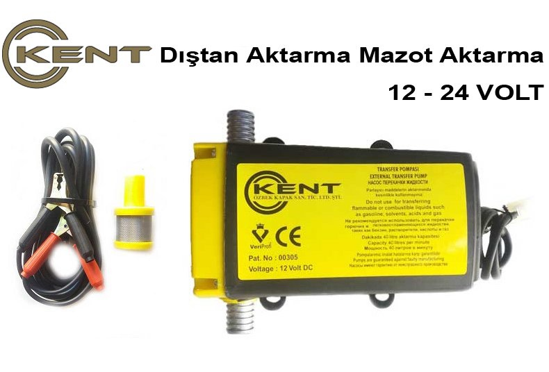 KENT Mazot - Sıvı - İnce Yağ Aktarma Transfer Pompası