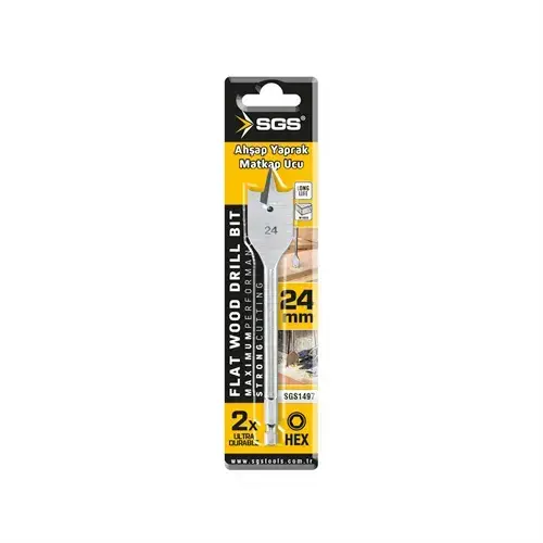 SGS1497 - AHŞAP YAPRAK MATKAP UCU 24x152 mm