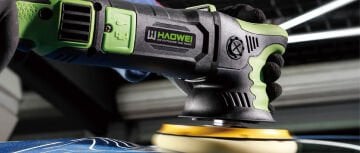 HAOWEI DP9519 - 150mm Profesyonel Elektrikli Orbital Polisaj Makinası 1000 Watt