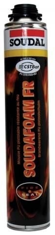 SOUDAL SOUDAFOAM FR PU KÖPÜK KIRMIZI 750 ml (12 Adet)