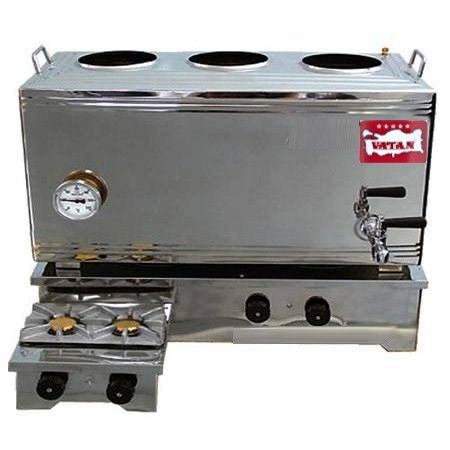 Vatan 60 Model Üç Demlikli Doğal Gaz Kahveci 33 Litre
