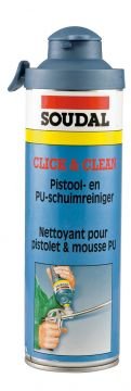 SOUDAL CLICK & CLEANER KÖPÜK TEMİZLEYİCİ 500 ml (12 Adet)