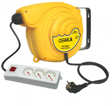 OSAKA OPT MK 165 Makaralı Uzatma Kablo 12 Metre