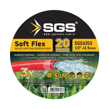 1/2 SOFTFLEX ÖRGÜLÜ HORTUM 20 MT