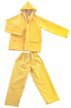 MAX SAFETY Yağmurluk Takımı 0,35mm Astarlı (10 Adet)