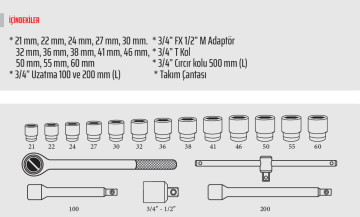 RiCO 12 Köşe 3/4 Ağır Lokma Takımı 19 Parça (006-RC1022)