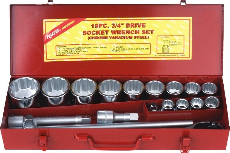 RiCO 12 Köşe 3/4 Ağır Lokma Takımı 19 Parça (006-RC1022)