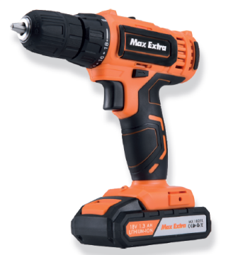 MAX EXTRA MX1825L Akülü Matkap Vidalama 18 Volt 1.3 Amper