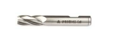 MTE Silindirik Saplı Parmak Freze Kısa BW ( HSS-E %8 Co / DIN 844 )