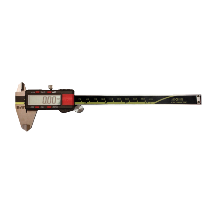 DW LCD Ekran ABS Kasa 4 Butonlu Dijital Kumpas 0 - 100mm