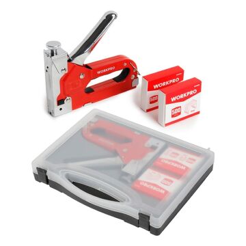 WORKPRO WP223005 3 IN 1 4-14mm Profesyonel Mekanik Zımba ve 14mm Çivi Tabancası + 1500 Adet Zımba/Çivi