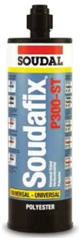 SOUDAL SOUDAFİX P300-ST KİMYASAL DÜBEL GRİ 410 ml (12 Adet)