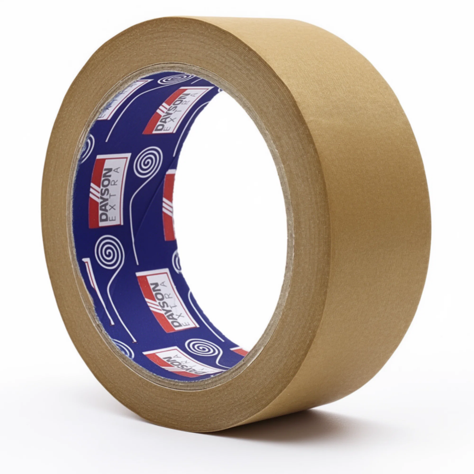 DAYSON 36mm - 80D Extra Kahverengi İnşaat Mobilya Oto Boya Maskeleme Bandı Kağıdı 35 Metre - (48 Adet)
