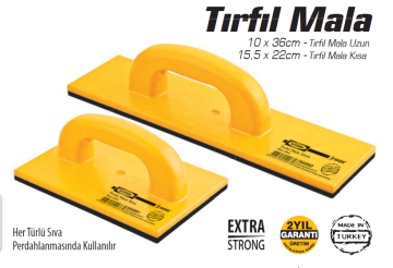 SGS Sıva Perdahlama Tırfıl Malası (12 Adet)