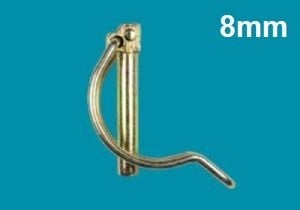 GÜVEN - 8x65mm Massey Ferguson Traktör GOLD Yan Gergi Pimi - 50 ADET