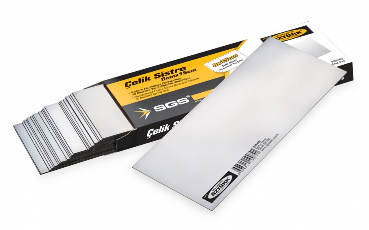 SGS409 Kartonpiyer Temizleme Çelik Sistre (24 Adet)