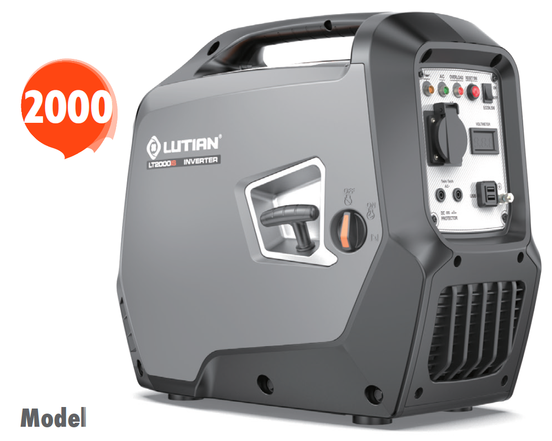 LUTİAN LT2000i - 2 Kw İpli Sessiz Benzinli Inverter Jeneratör 96 Desibel