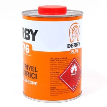 DERBY N76/1 Endüstriyel Solvent Polikloropren Yapıştırıcı 800 Gram
