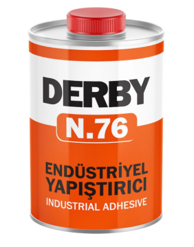 DERBY N76/1 Endüstriyel Solvent Polikloropren Yapıştırıcı 800 Gram