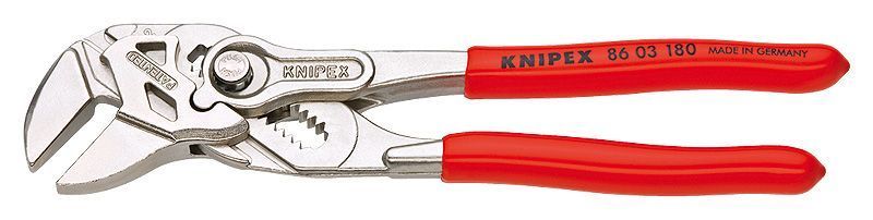Knipex 8603180 Ayarlı Pense (Düz Krom) 180mm
