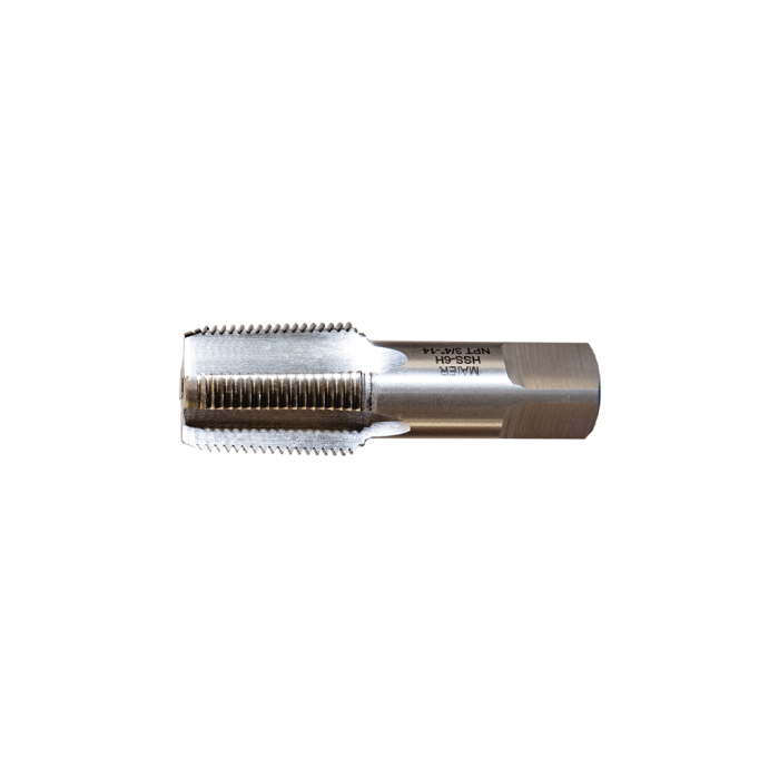 Düz Kanal NPT 1:16 HSS Konik Boru Kılavuzlar  NTP 3/4'' x 14
