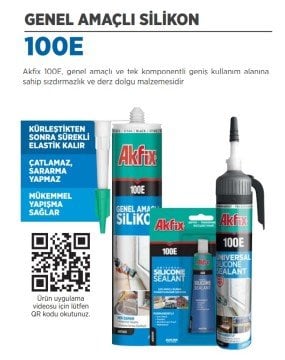 Akfix 100E Genel Amaçlı Silikon