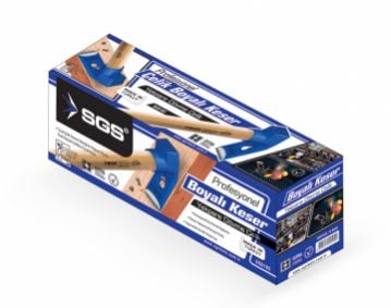 SGS192 Profesyonel Dövme Çelik Boyalı Keser Mavi Boyalı