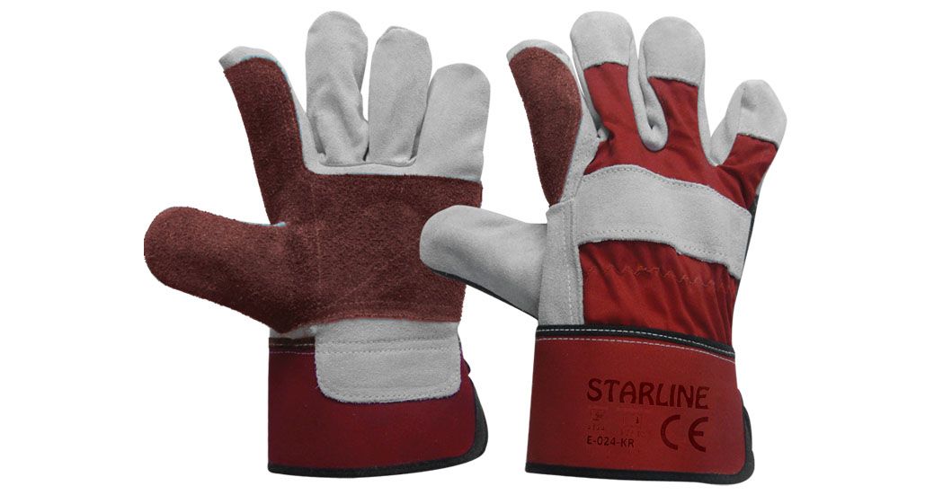 STARLİNE E-024-KR Yarma Deri Eldiven (120 Çift)