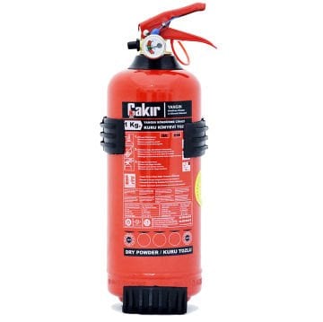 ÇAKIR 1 KG Yangın Söndürme Tüpü - Kuru Kimyevi Tozlu ABC