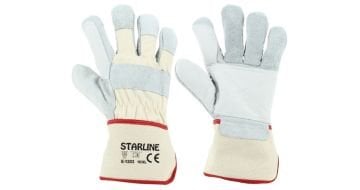 STARLİNE E-1203 Cilt Deri Eldiven (Ölçü 10 / XL - 120 Çift)