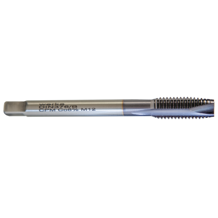 DIN371/B -376/B HSSE-TiCN Kuru Kesim Düz Makine Kilavuzu - Metrik M2.5 x 0.45
