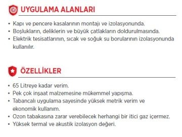 Akfix 850 Mega Profesyonel PU Köpük 850 ml / 1000 gr (12 Adet)