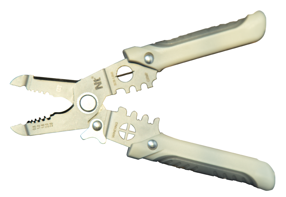 NT TOOLS NTWS7501	 - Çok Amaçlı Kablo Kesici Sıyırma Makası Pensesi 7.5'' Paslanmaz Çelik