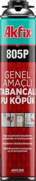 AKFİX 805P Tabancalı Pu Poliüretan Köpük Montaj Köpüğü 750 ML - 850 Gram (12 Adet - Koli Fiyatı)