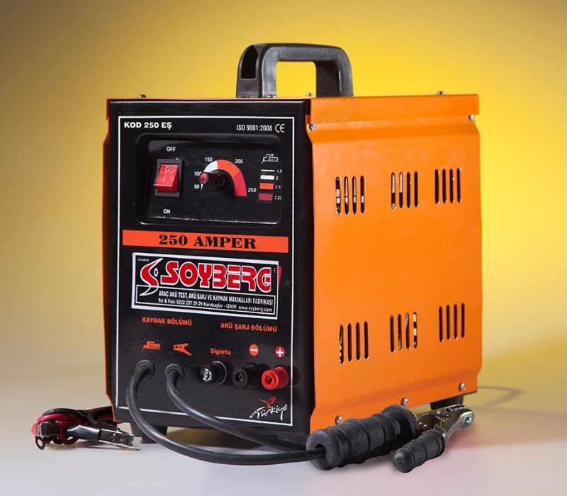 SOYBERG Elektronik Şarjlı Ark Kaynak Makinası 80-250 Amper