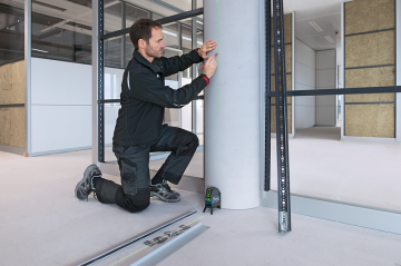 BOSCH GCL 2-15 G + RM -1+BM3 Çapraz Çizgili Noktasal Hizalama Lazeri