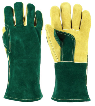 STARLİNE E-1304 Kaynak Eldiveni (Kaliteli Yarma Deri  (Uzunluk 35 cm - 30 Çift)
