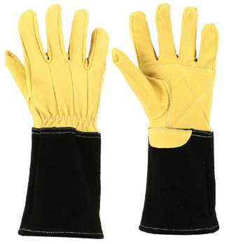 STARLİNE E-1306 Kaynak Eldiveni Esnek Kaliteli ZIG Deri (Uzunluk 36 cm - 30 Çift)