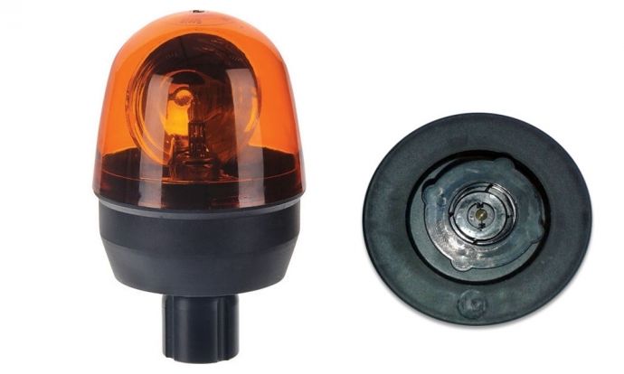 EMR07-24V - Alttan Soketli 24 Volt Dönerli Tepe Lambası